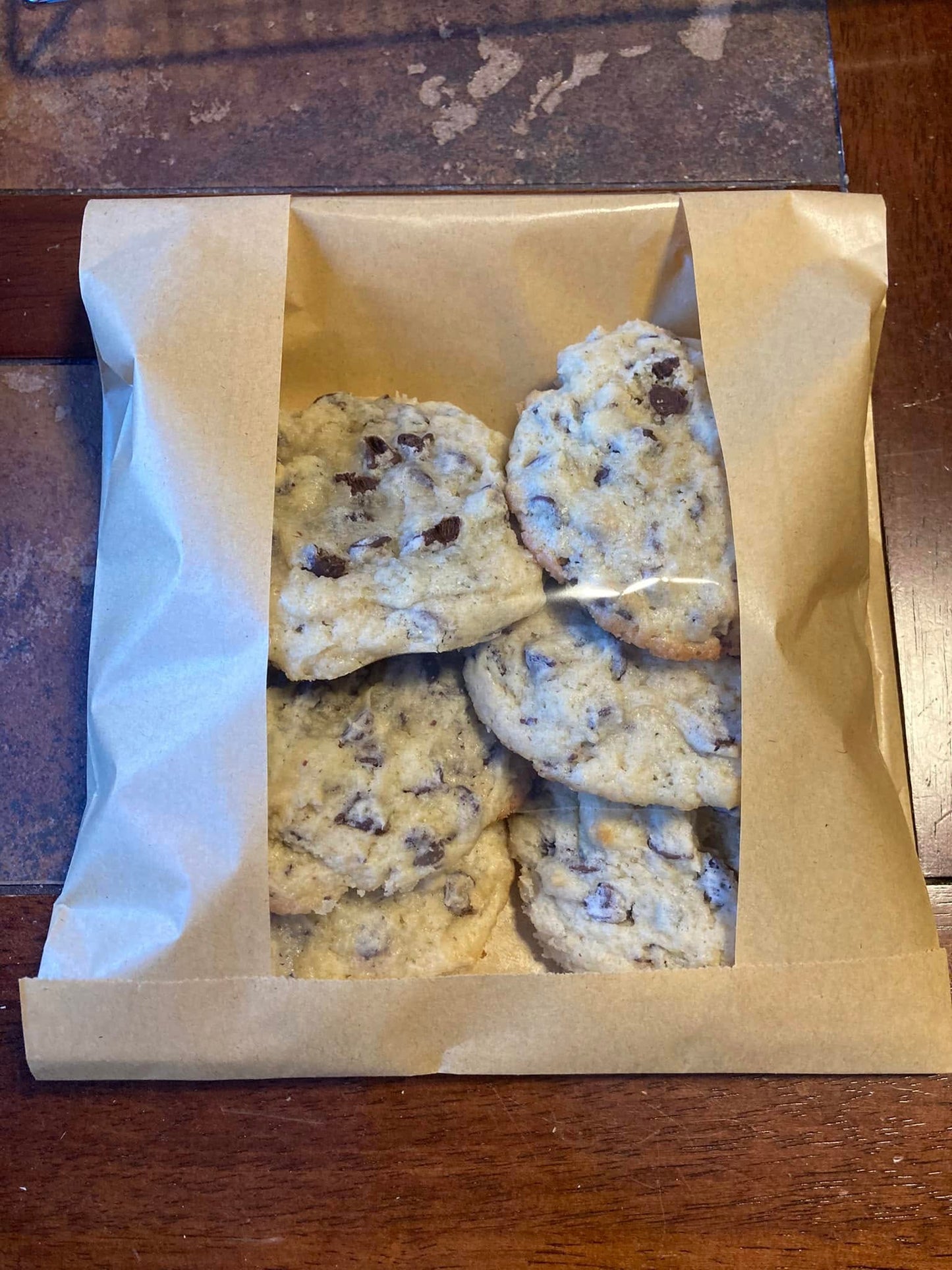 Organic (mostly) Sourdough Chocolate Chip Cookies (TG)