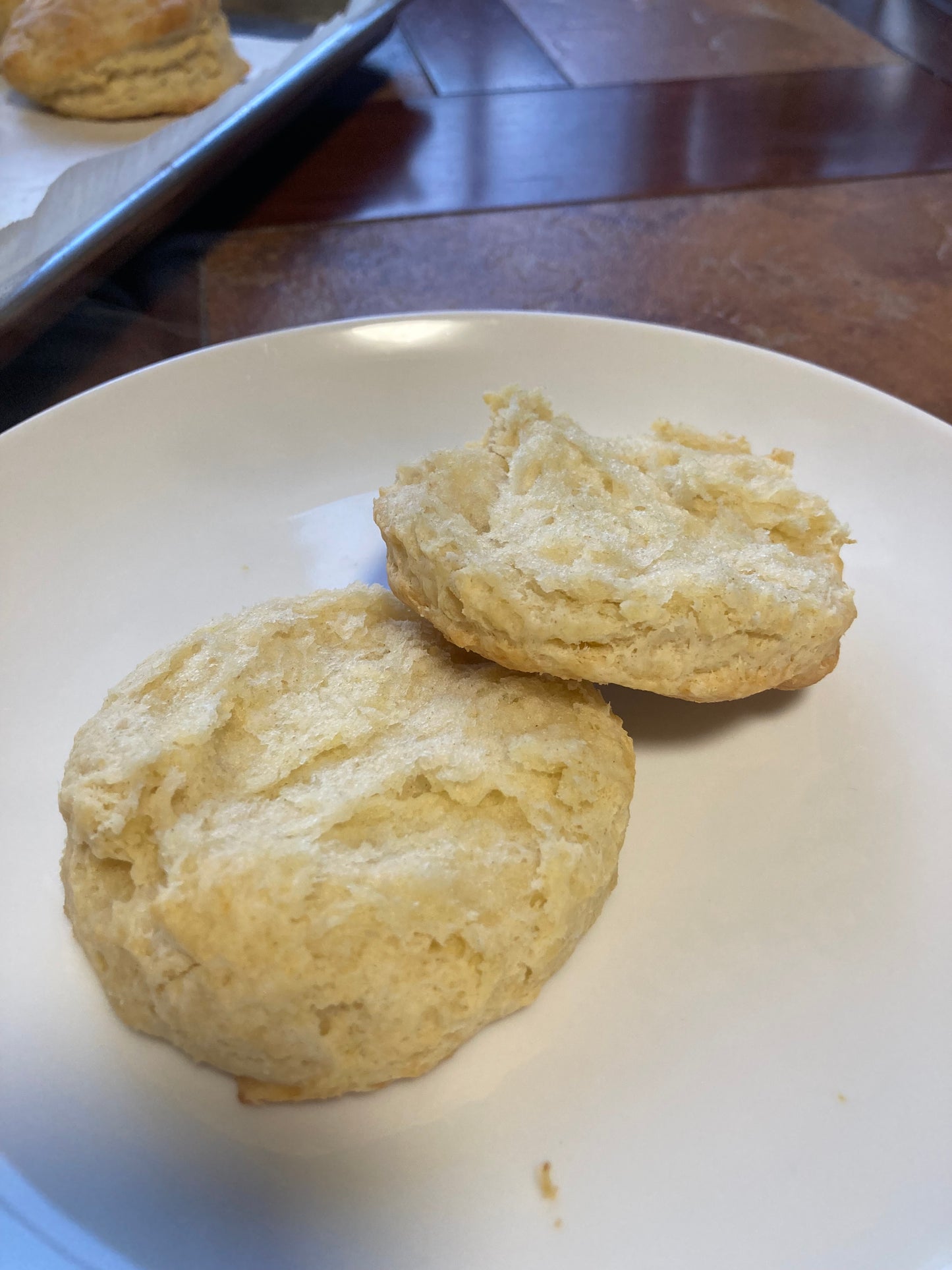 Organic (mostly) Sourdough Biscuits