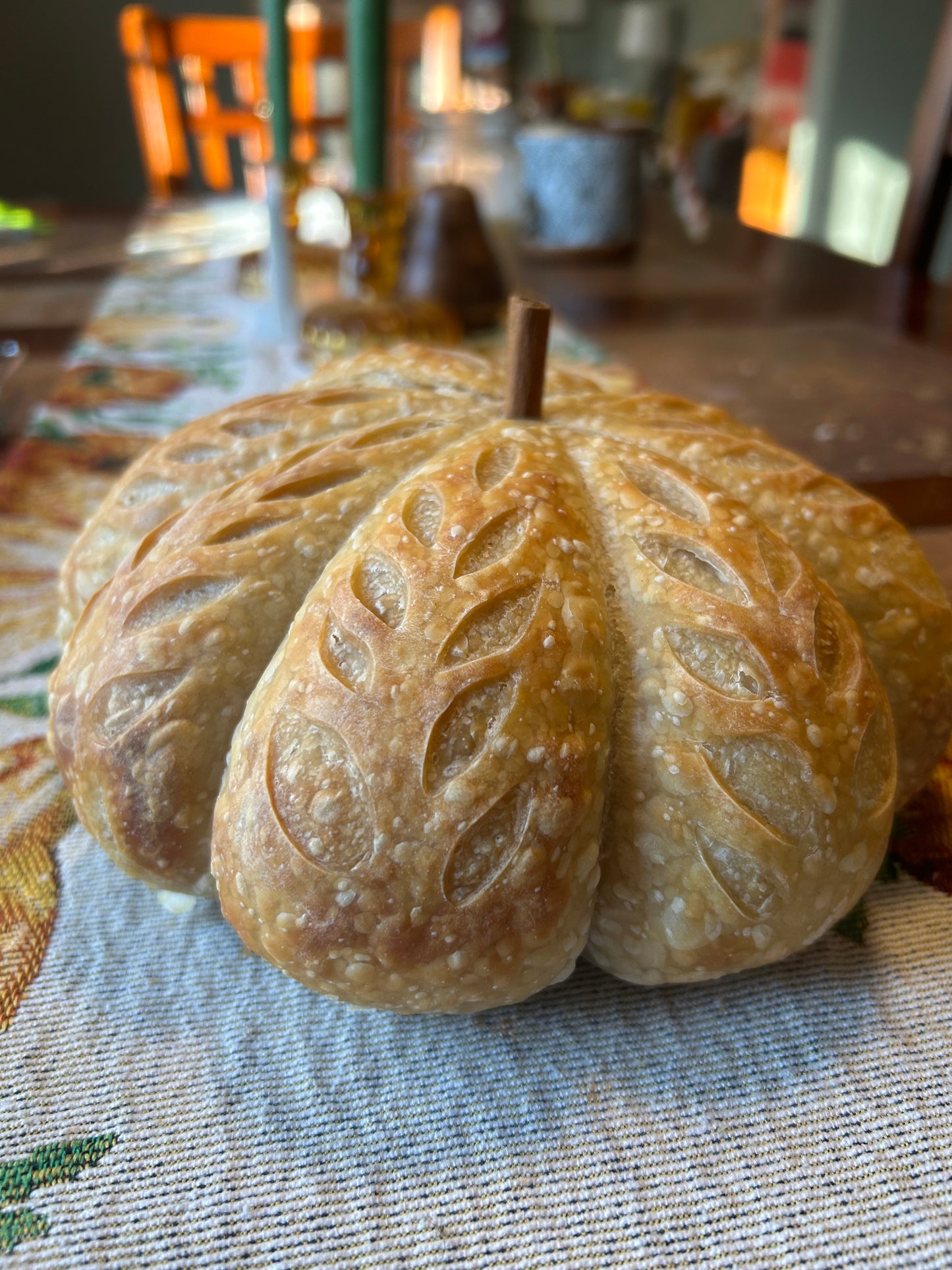 Pumpkin Shaped Sourdough Loaf (TG)