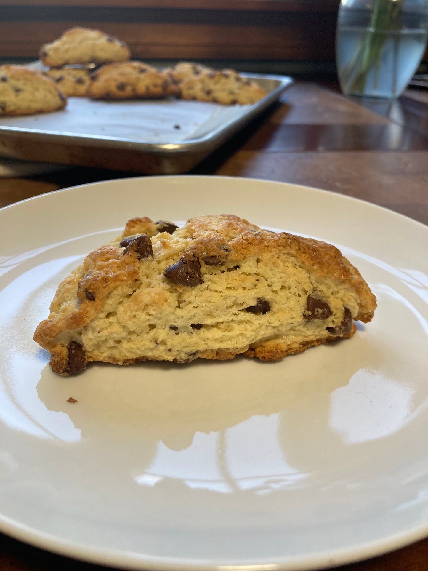 Sourdough Chocolate Chip Scones