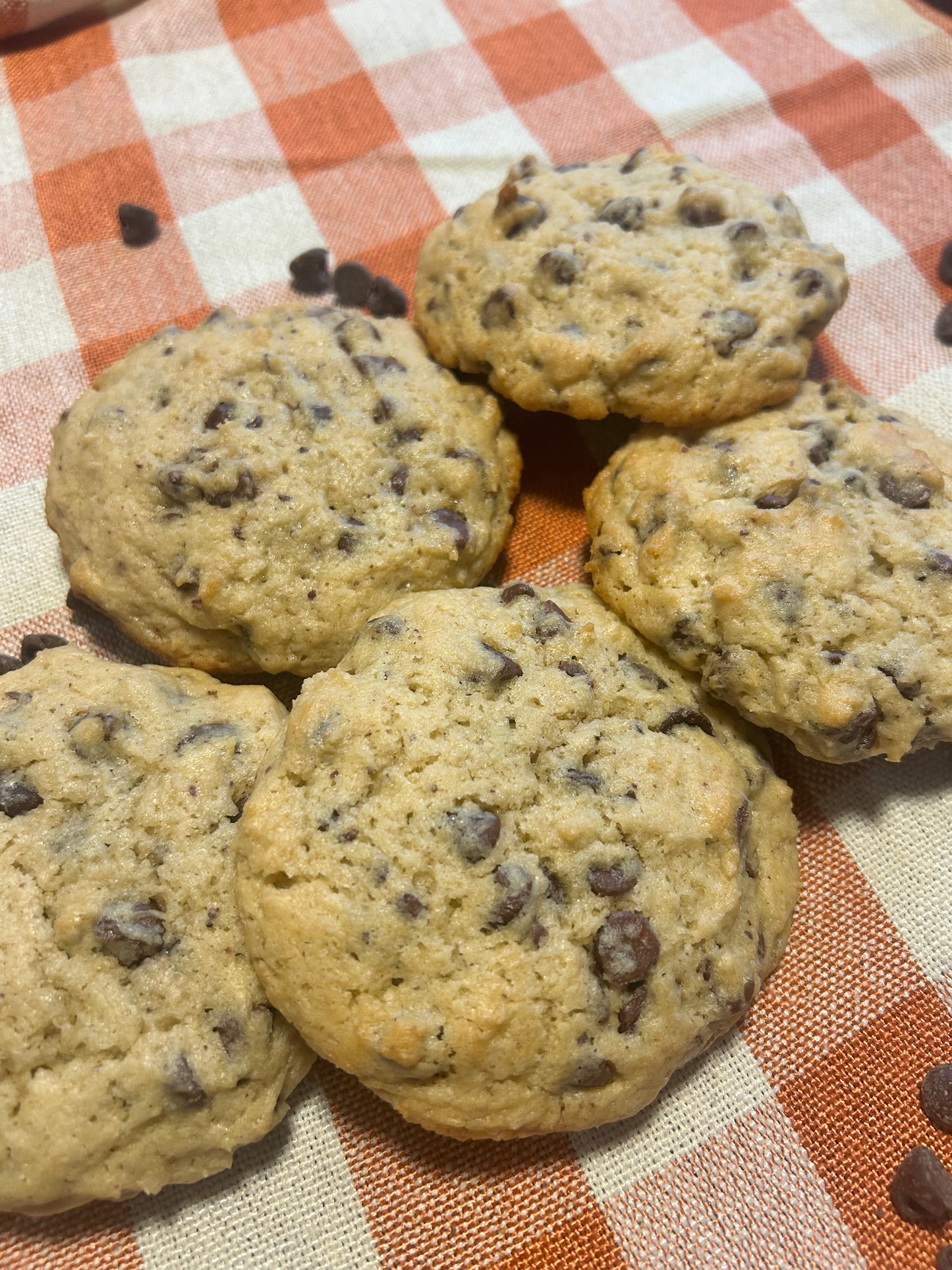 Organic (mostly) Sourdough Chocolate Chip Cookies