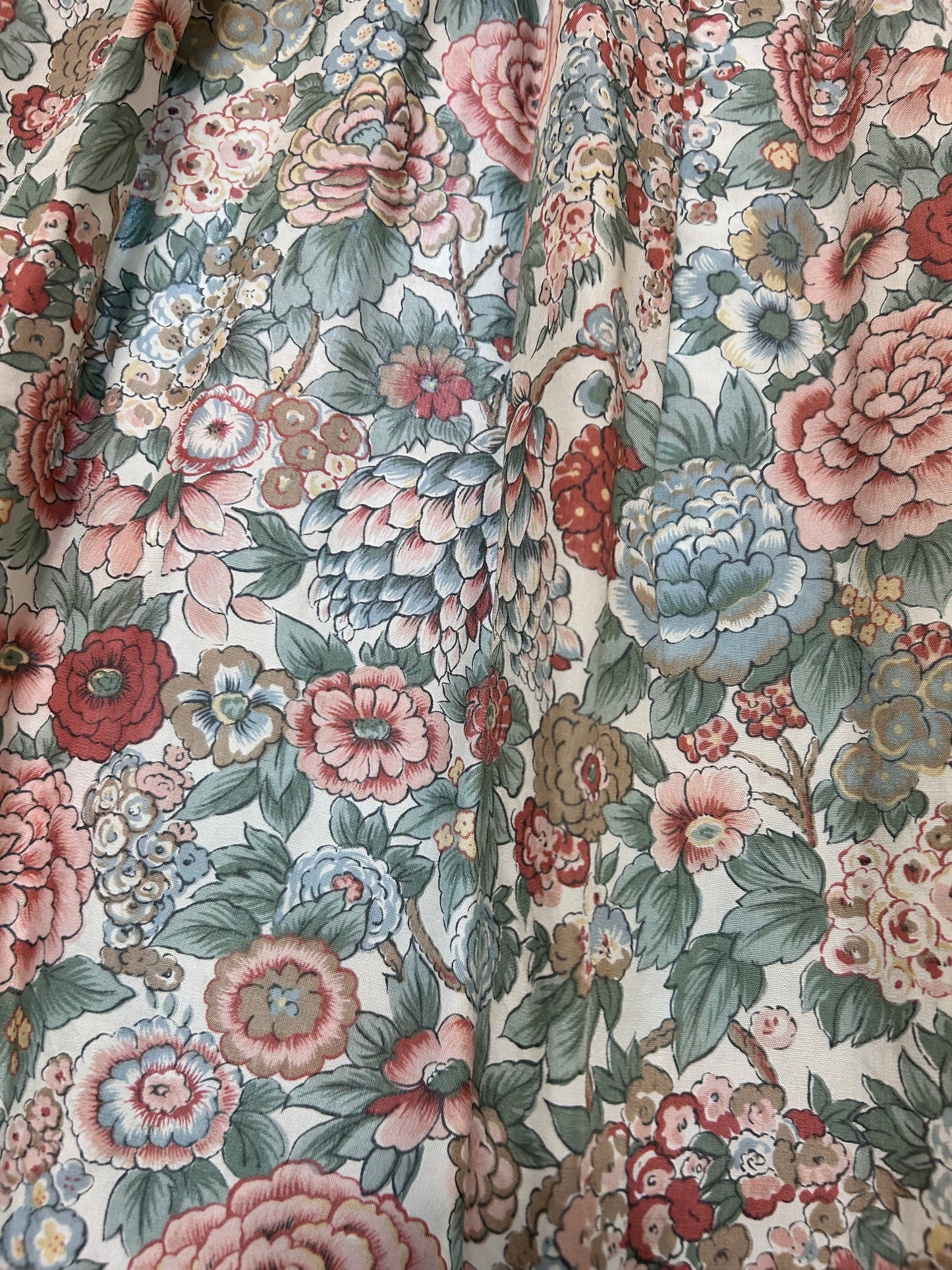 Vintage Floral Skirt L/XL