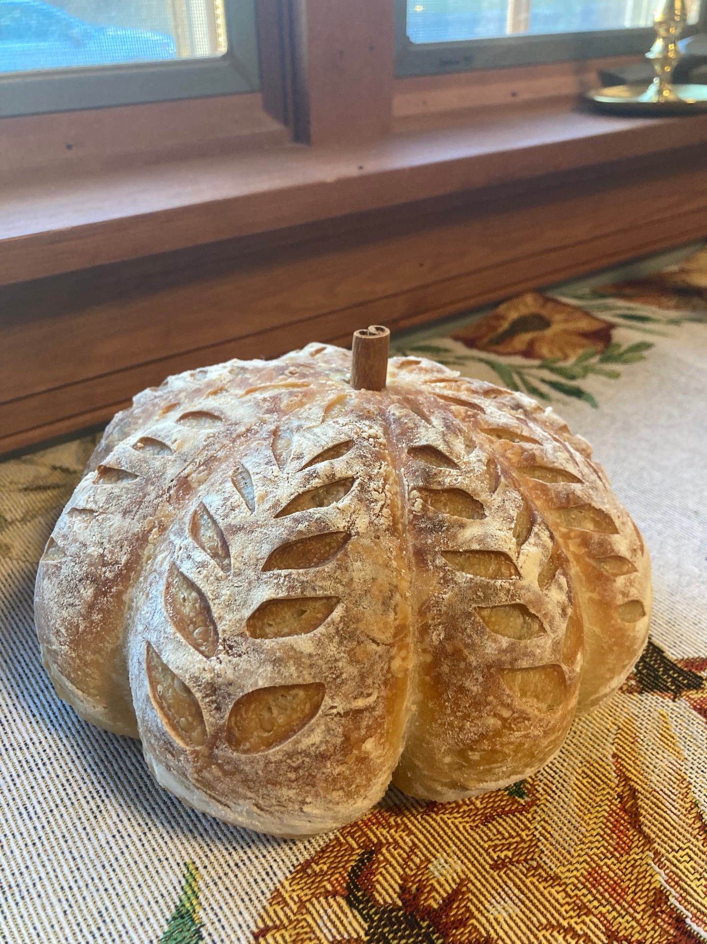 Pumpkin Shaped Sourdough Loaf (TG)