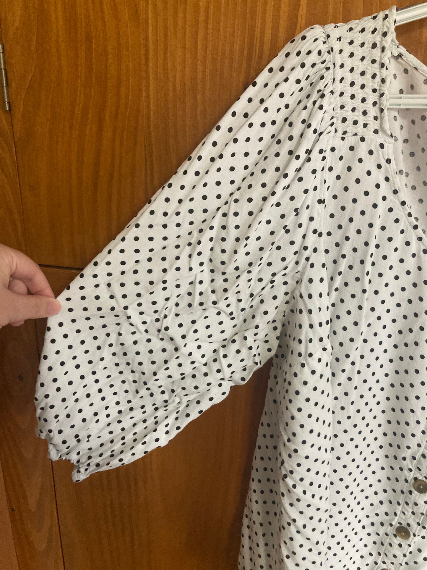 Polka dot blouse - 3X