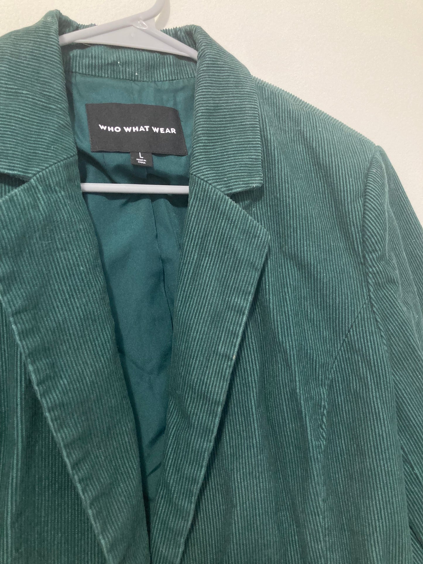 Emerald green corduroy set L