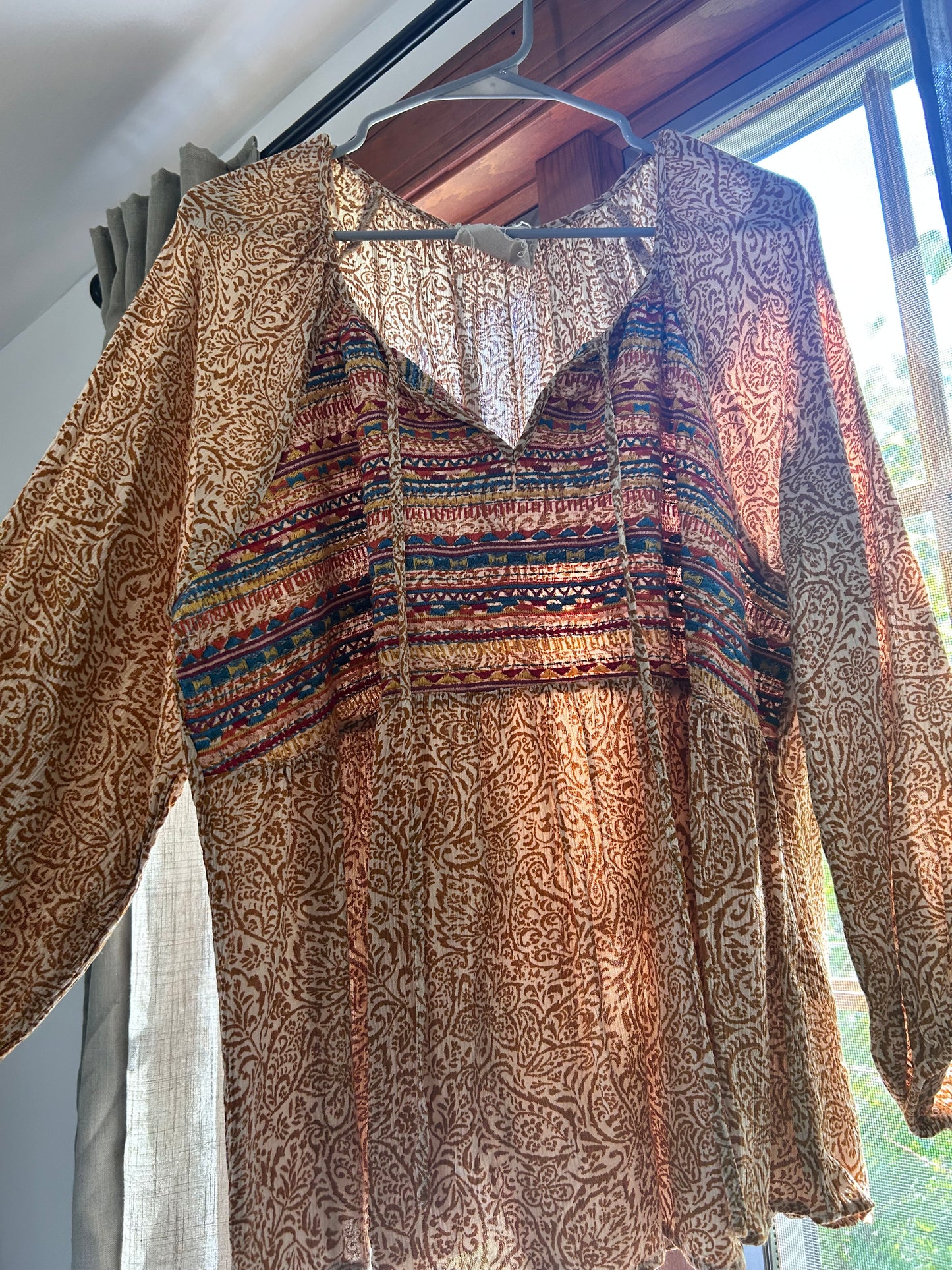 Boutique Embroidered Blouse 1X