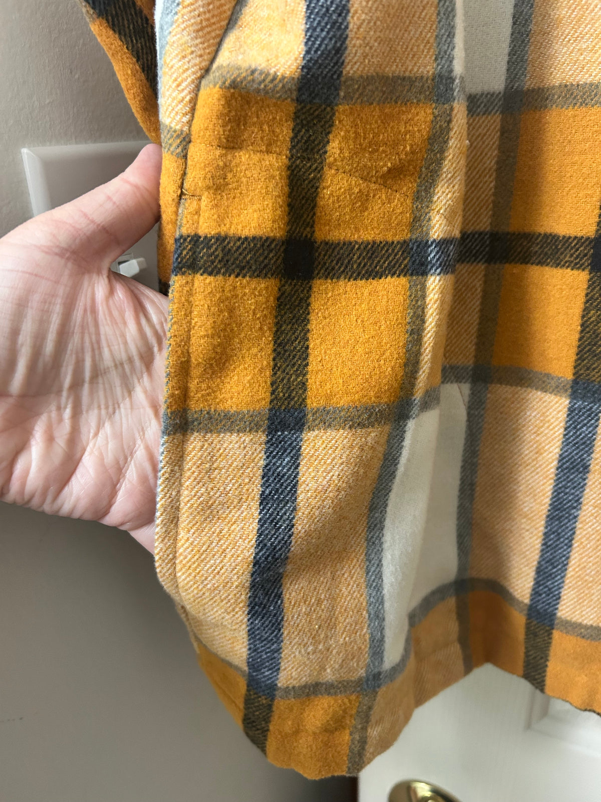 Plaid Shacket XL