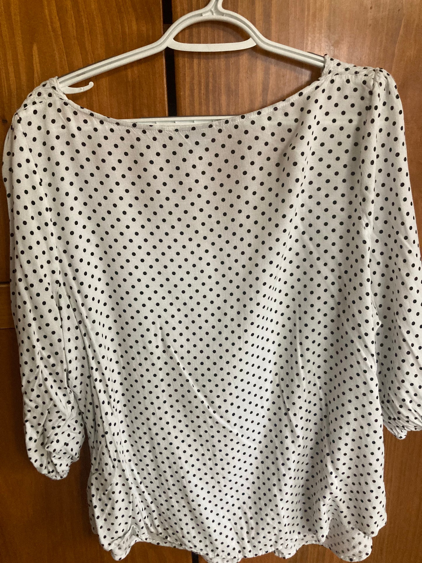 Polka dot blouse - 3X