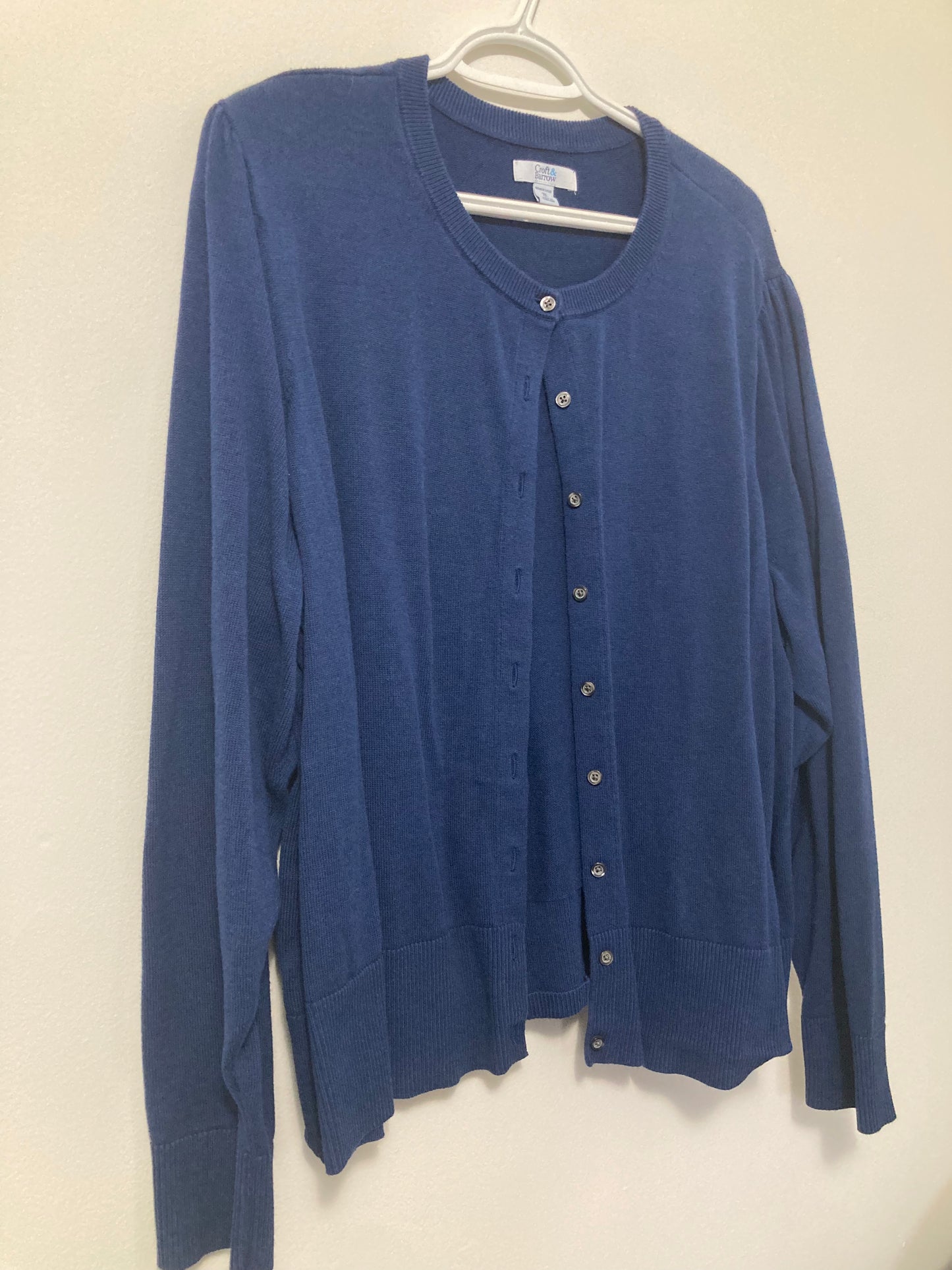 Dark blue cardigan 2X