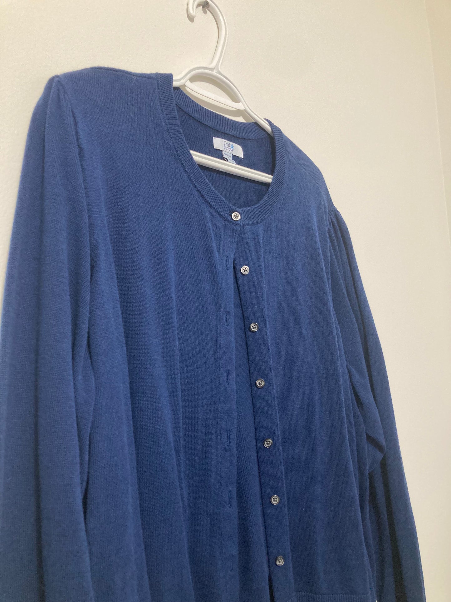 Dark blue cardigan 2X