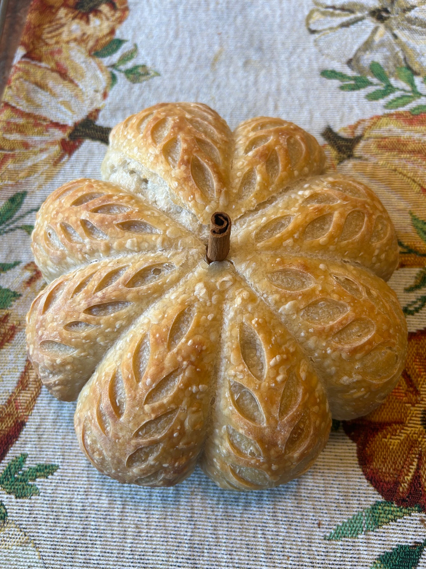 Pumpkin Shaped Sourdough Loaf (TG)