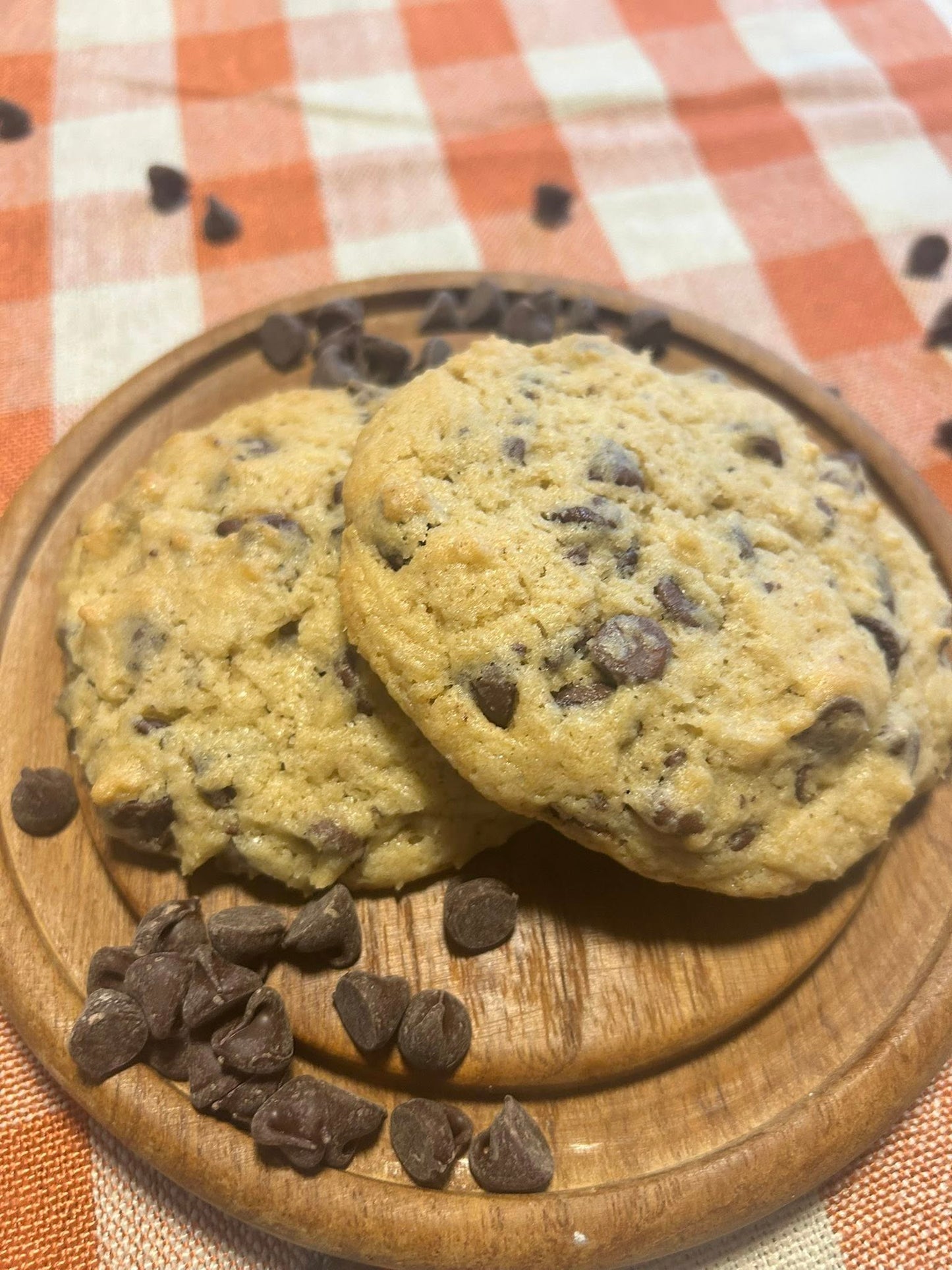 Organic (mostly) Sourdough Chocolate Chip Cookies